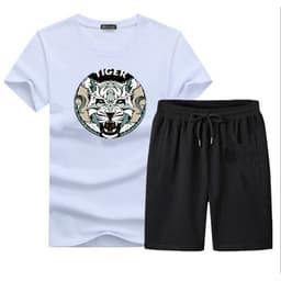 100% Cotton Short Sleeve T-Shirts +Shorts Set